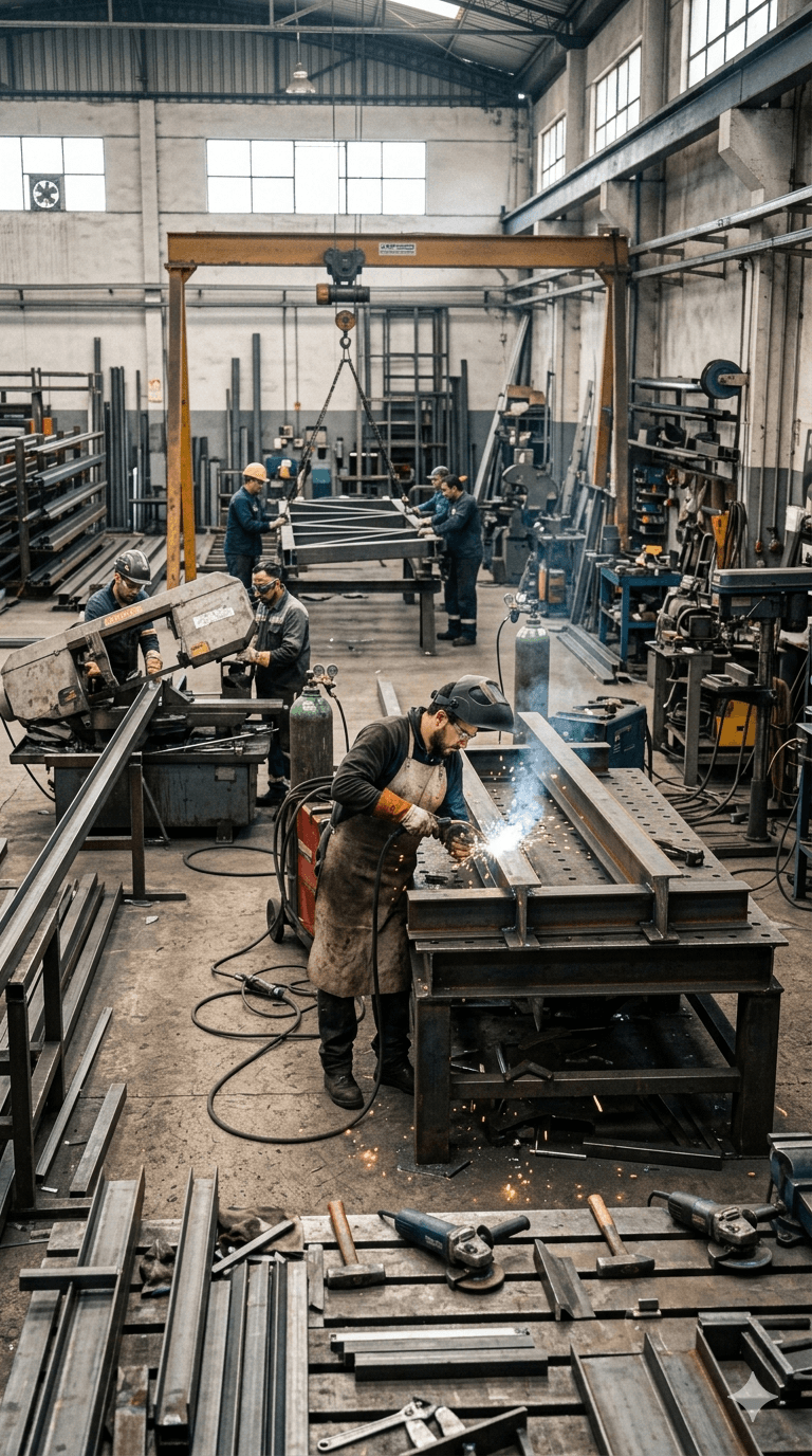 Metal Solutions – trabajo en taller